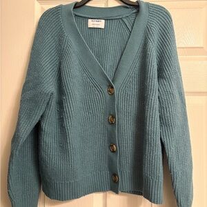Teal Cardigan